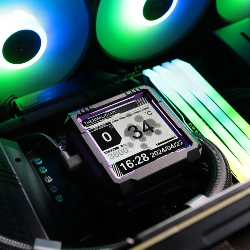 Cooler Thermalright Frozen Warframe PRO 360 ARGB Liquid Cooler - Black view 5
