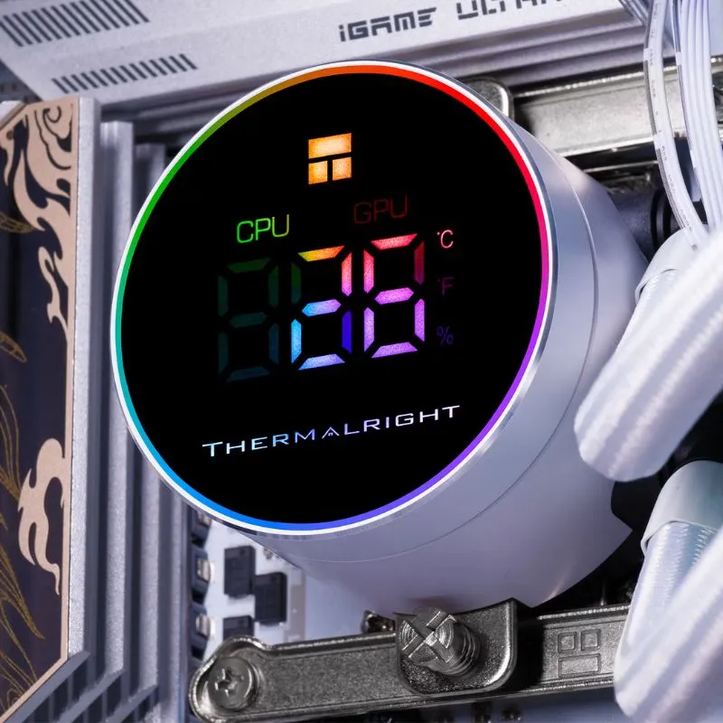 Cooler Thermalright Frozen Magic Digital 360 ARGB Liquid Cooler - White view 3
