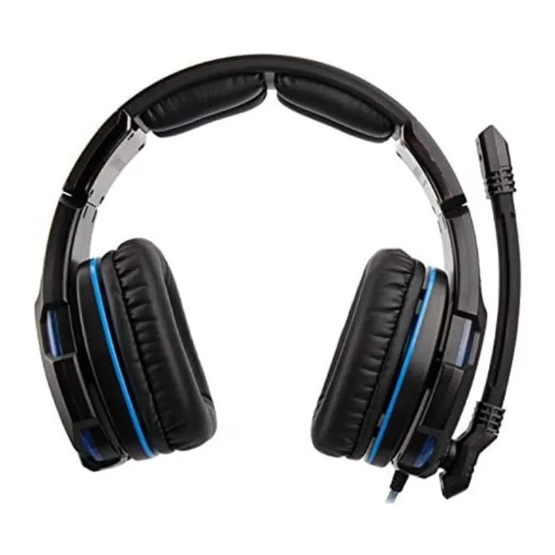 Headset Sades Knight SA-907pro, Gaming Headset, USB Wired - Black view 3