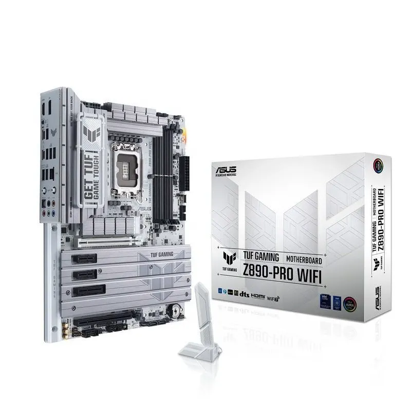 Motherboard ASUS TUF Gaming Z890-PRO WiFi ATX Motherboard White - 3-Years Warranty