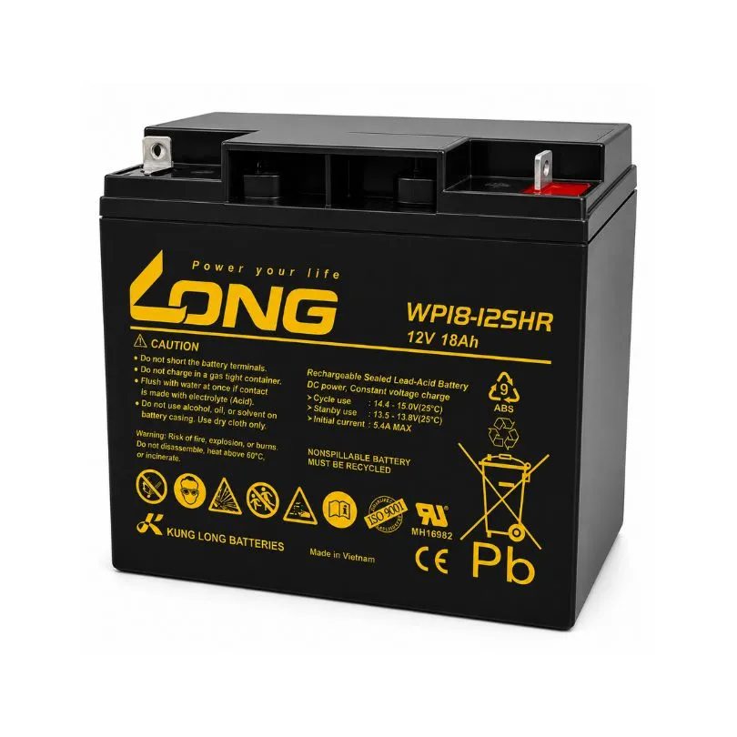 Accessory Long 12V 18Ah Rechargeable Sealed Valve Regulated Lead Acid Battery