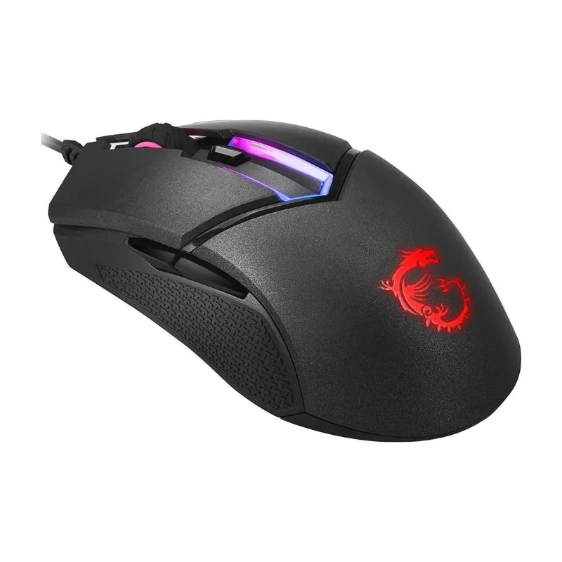 Mouse MSI Clutch GM30 Wired, RGB Gaming Mouse - Black view 4