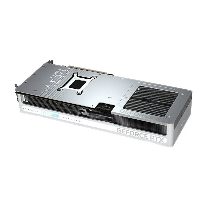 Graphics Card GIGABYTE GeForce RTX 5080 AERO 16GB GDDR7 GAMING OC - White view 3