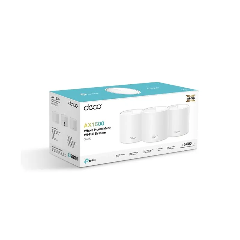 Network Device TP-Link Deco X10 Wi-Fi 6 Router System 3-Pack - White
