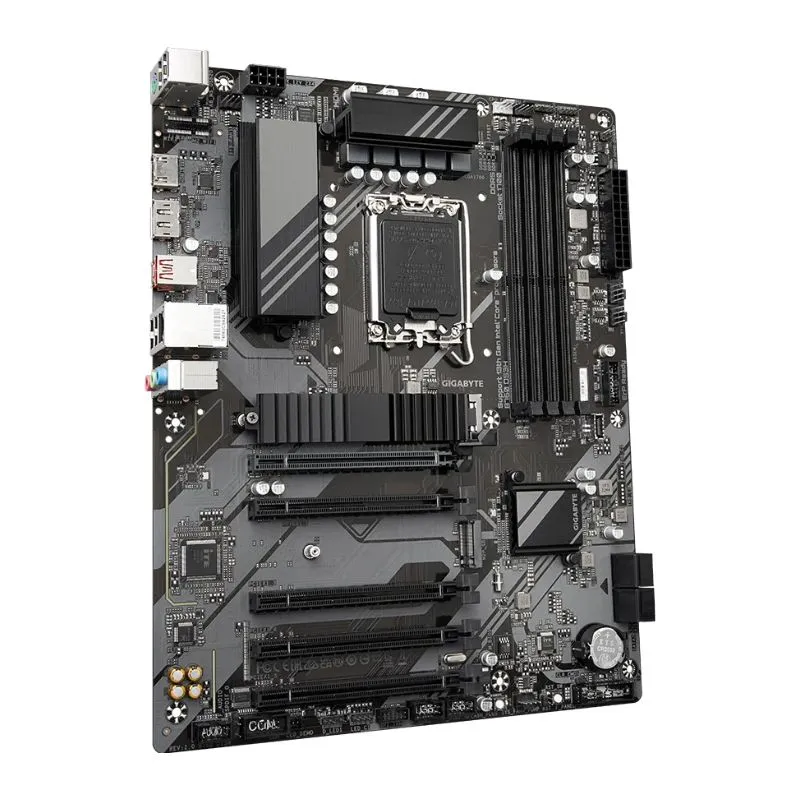 Motherboard Gigabyte B760 DS3H DDR5 Intel LGA 1700 mATX Motherboard view 3