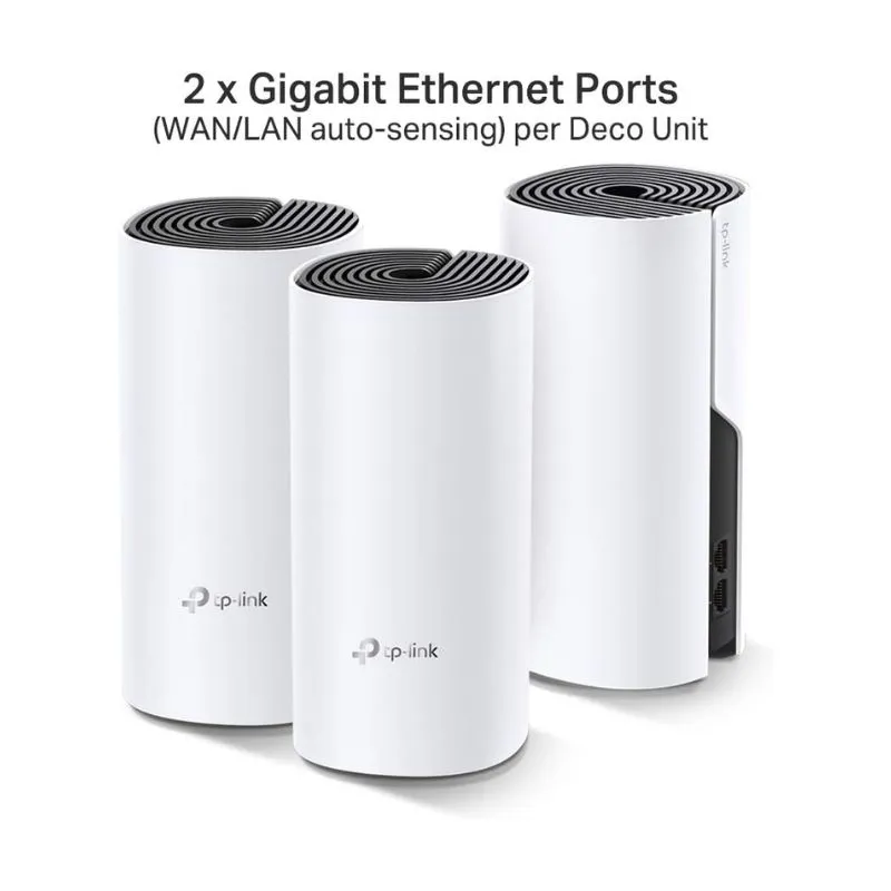 Network Device TP-Link Deco E4 AC1200 Mesh Wi-Fi Router System 3-Pack alternate