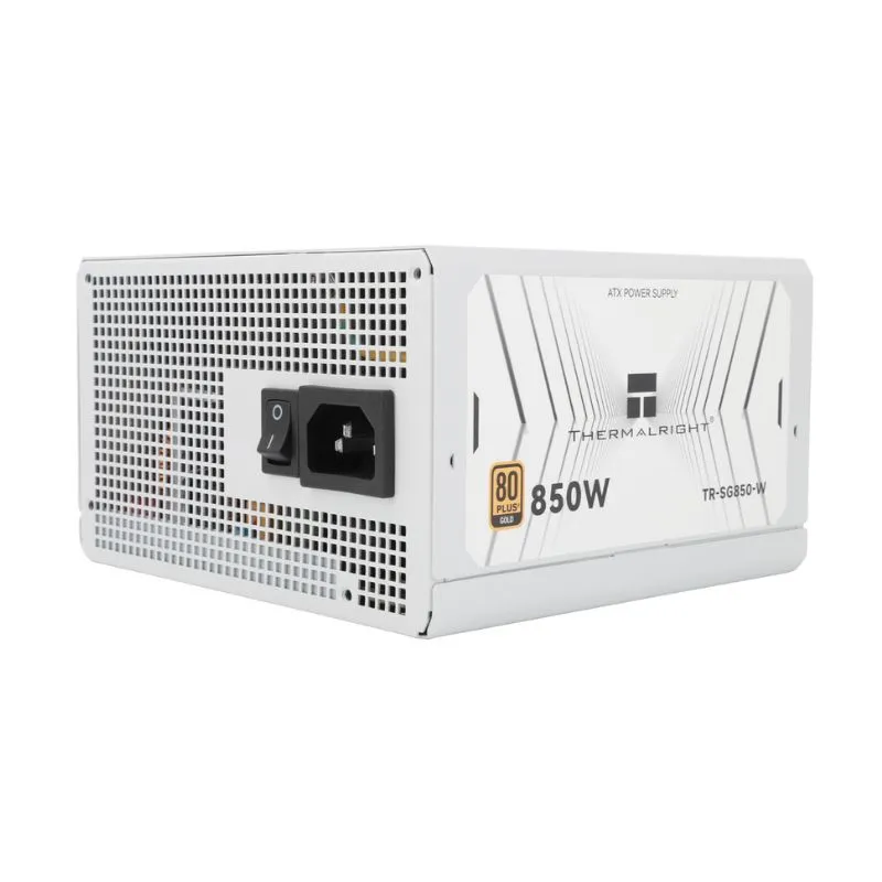 Power Supply Thermalright TR-SG-850-W 850W 80+ ATX 3.1 Gold Full-Modular Power Supply - White view 2