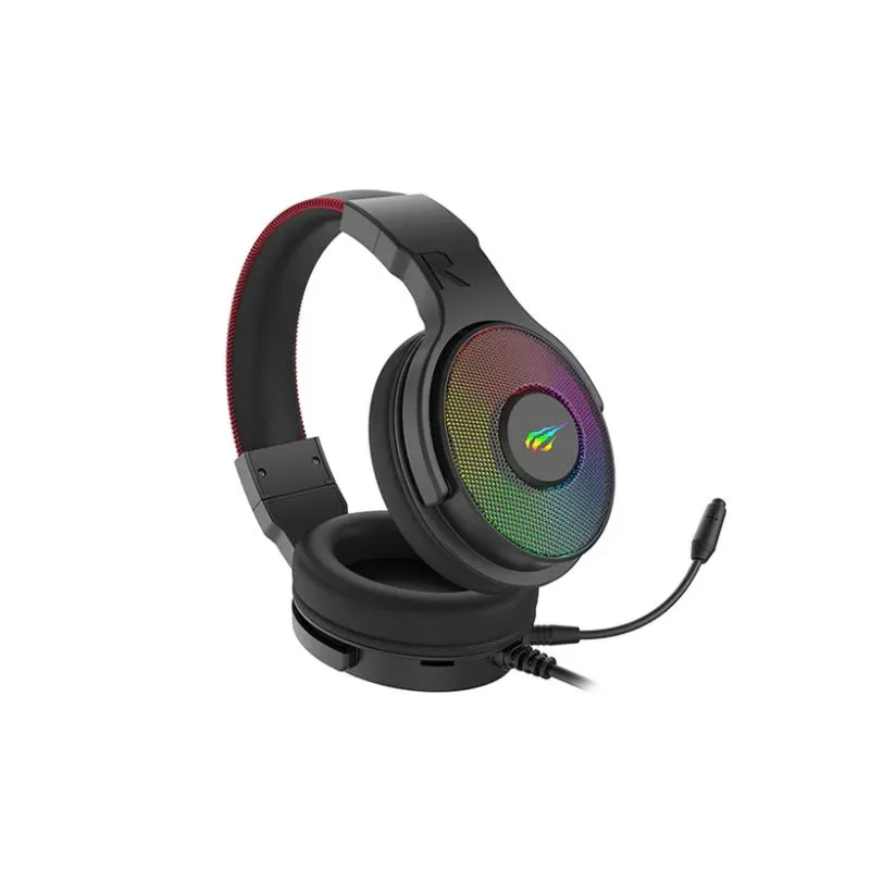 Headset Havit H2028U RGB, 7.1 USB Surround Sound Gaming Headset with Mic - Black view 4