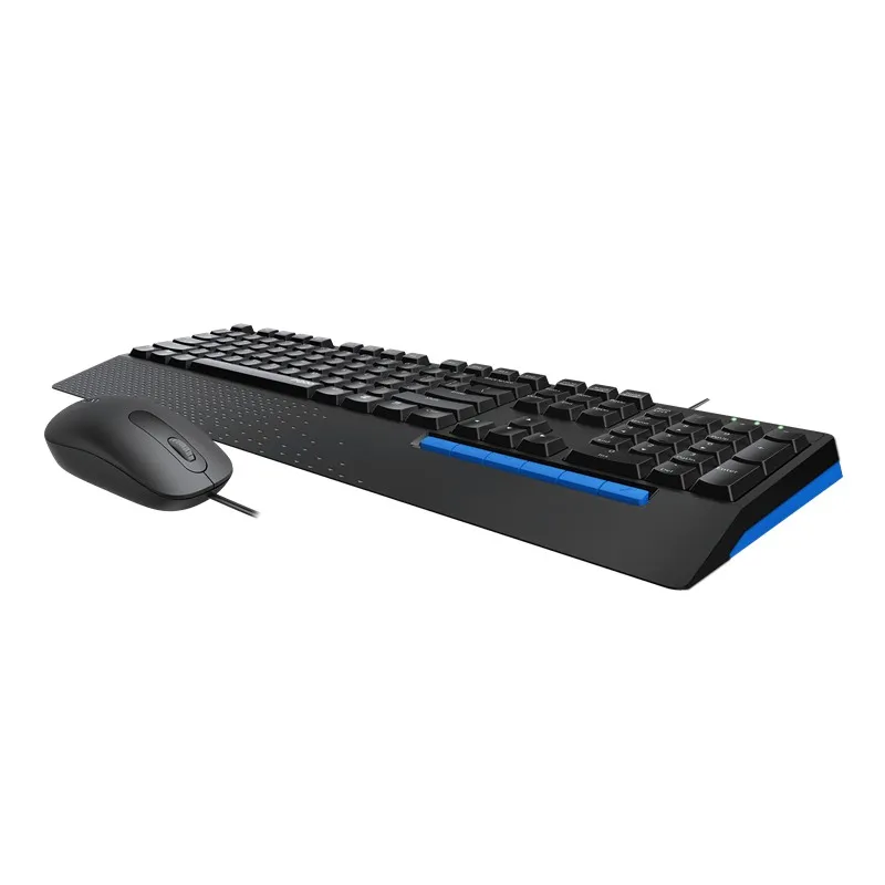 Mouse Rapoo NX2000 USB Wired Keyboard and Combo - Black view 3