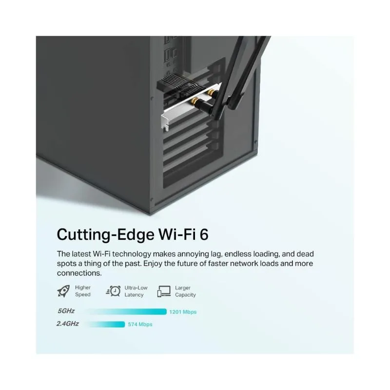 Network Device TP-Link Archer TX20E AX1800 Wi-Fi 6 Bluetooth 5.2 PCIe Adapter view 4