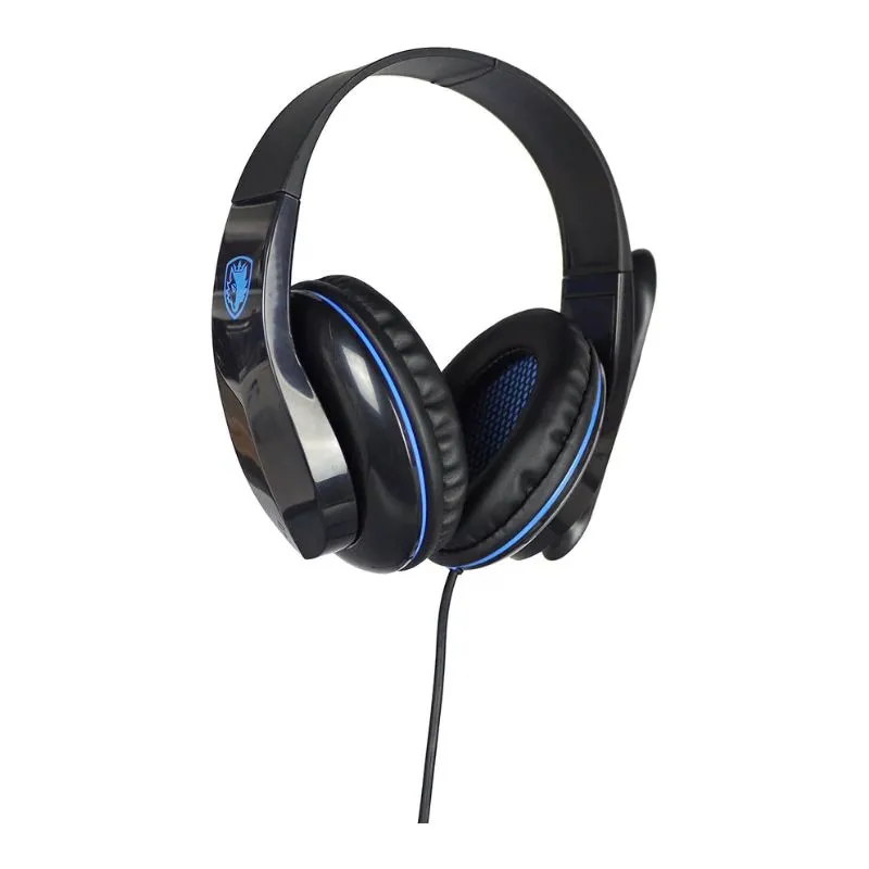 Headset Sades T-Power SA-701 Gaming Headset Wired - Black/Blue view 2