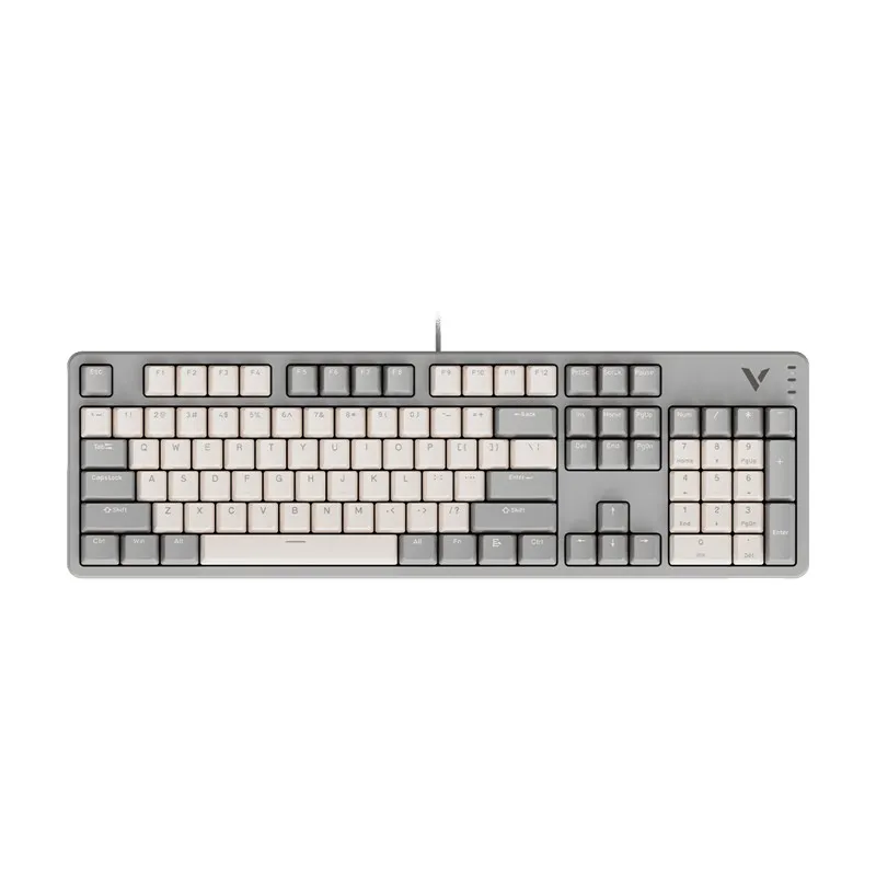Keyboard Rapoo V500 Pro 104-Key Mechanical Gaming Blue Switch - White