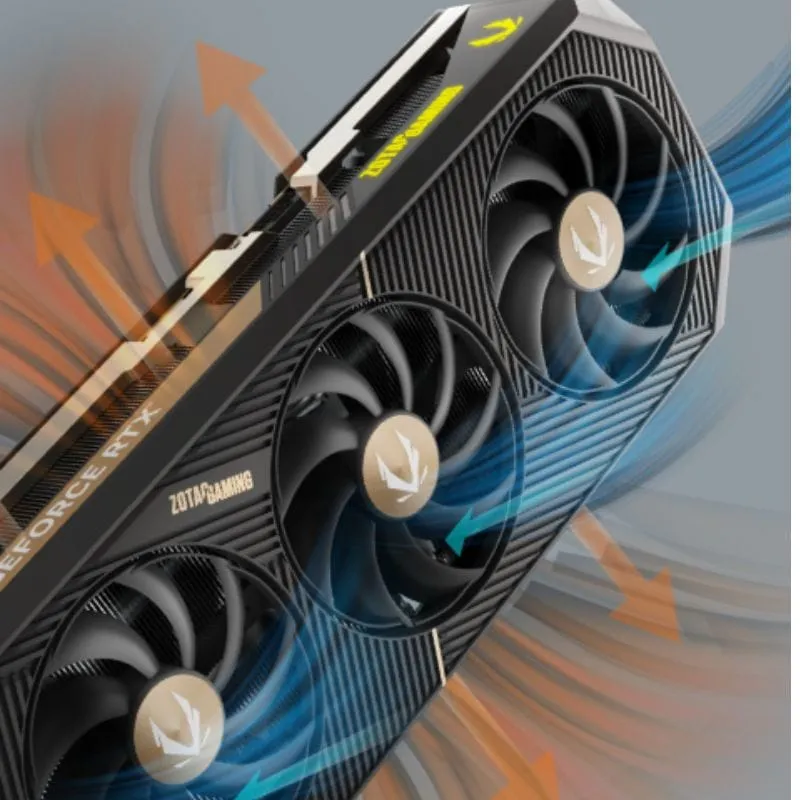 Graphics Card Zotac Gaming Geforce RTX 5070 Solid OC 12GB GDDR7 - Black view 4