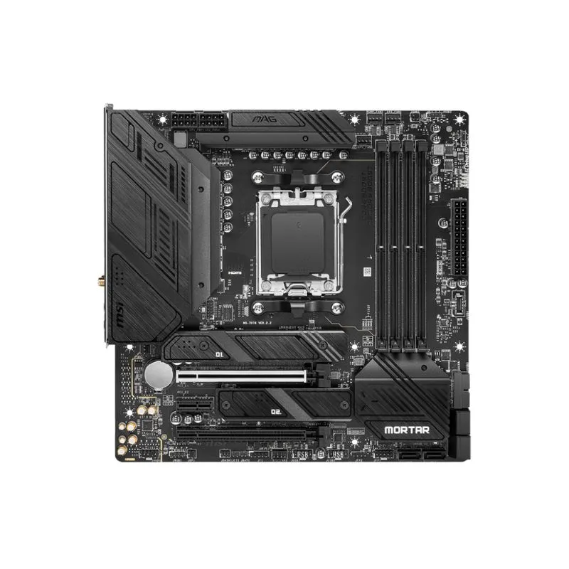 Motherboard MSI MAG B650M Mortar WiFi AM5 Micro-ATX Motherboard view 4