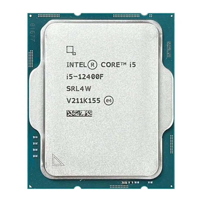CPU Intel Core i5-12400F LGA 1700 Desktop Processor - Tray view 2