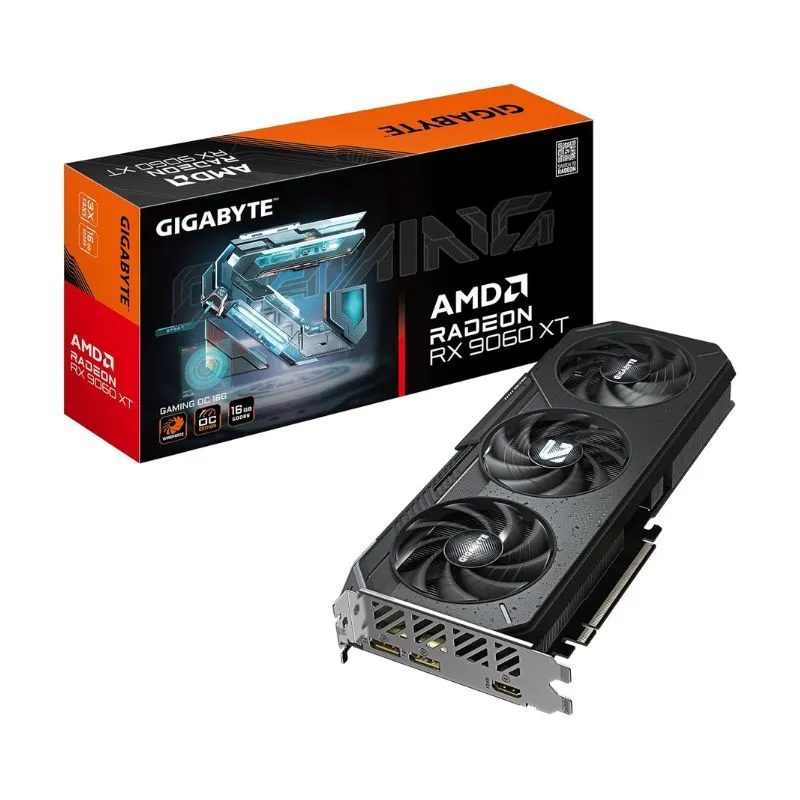 Graphics Card Gigabyte Radeon RX 9060 XT Gaming OC 16GB