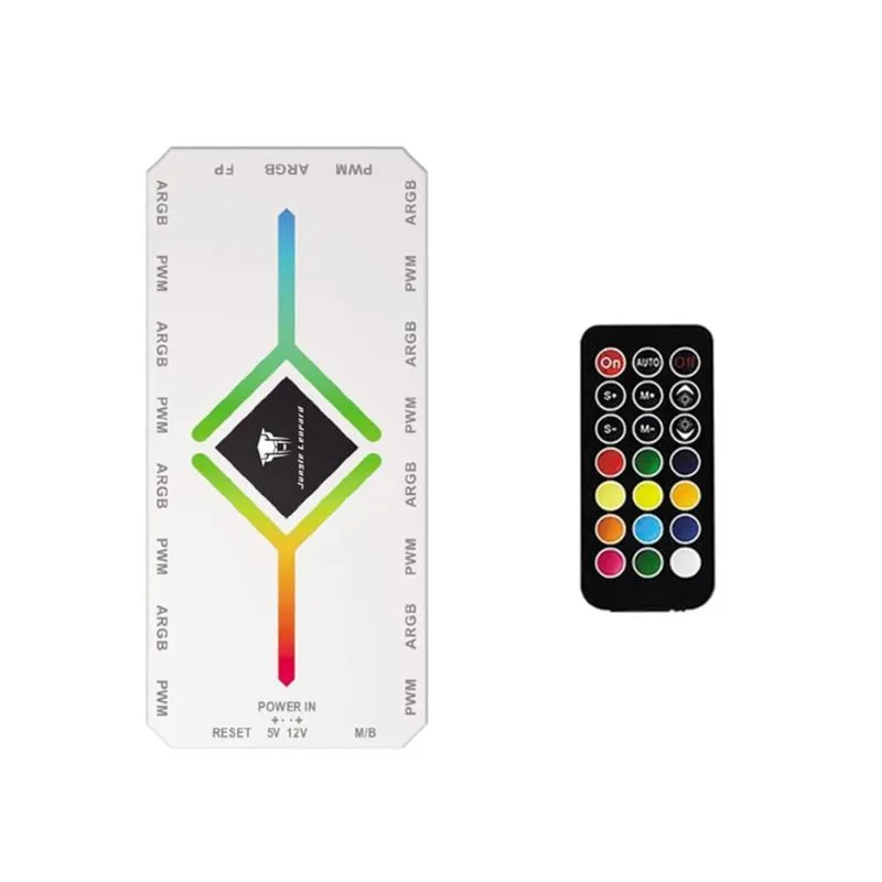 Cooler Jungle Leopard 9-in-1 ARGB Fan Hub Controller - White