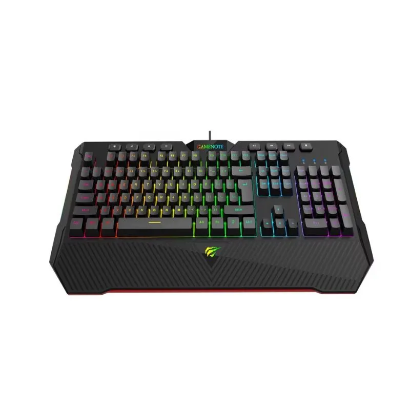 Keyboard HAVIT HV-KB486 Semi Mechanical Gaming, RGB Backlights - Black alternate