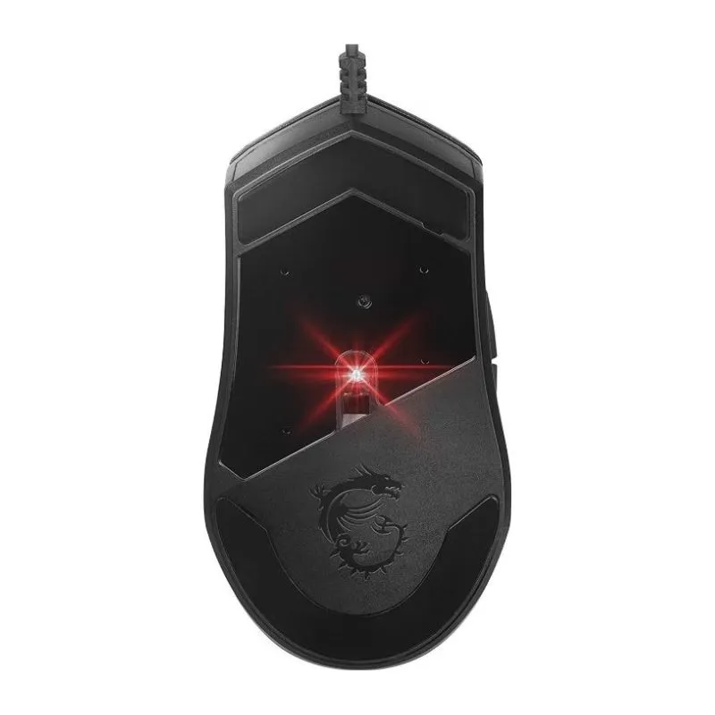 Mouse MSI Clutch GM30 Wired, RGB Gaming Mouse - Black view 3
