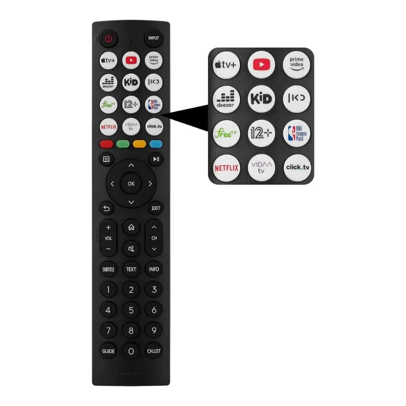 Monitor Hisense 40A4K 40″ FHD Smart TV with VIDAA OS - Black view 3