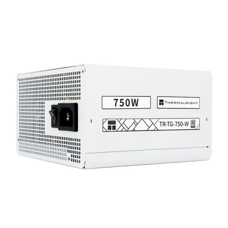 Power Supply Thermalright TR-TG750S-W 750W 80+ Gold Non-Modular Power Supply - White view 3