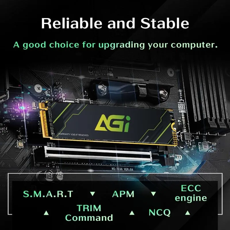 Storage AGI AI818 1TB PCIe NVMe M.2 Gen4 SSD view 5