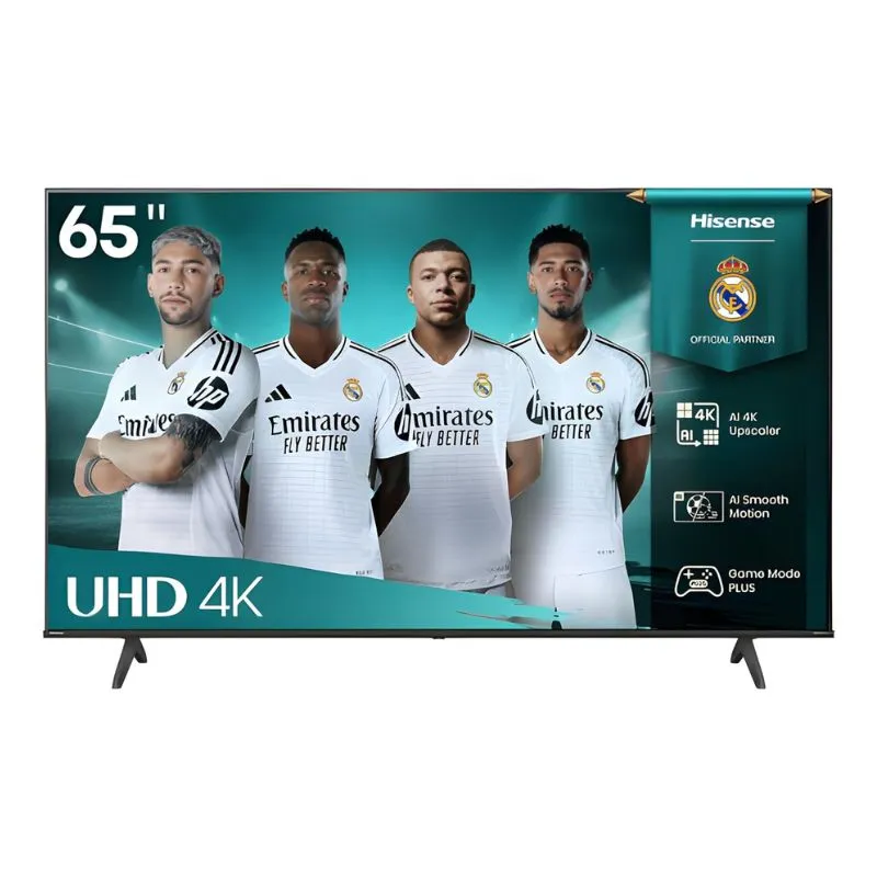 Monitor Hisense 65A61Q 65″ 4K UHD Smart TV with Dolby Vision - HDR10 - Black