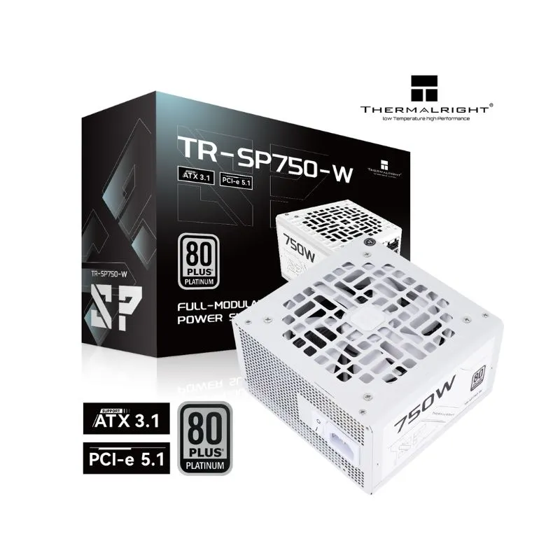 Power Supply Thermalright TR-SP750W 750W 80+ Platinum ATX 3.1 Full-Modular - White
