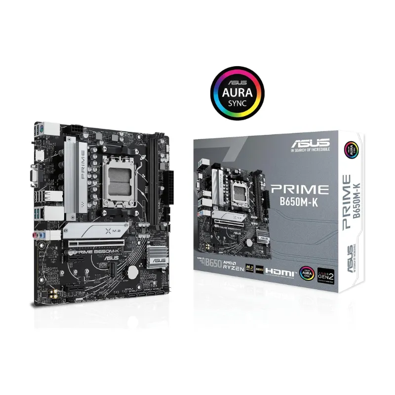 Motherboard ASUS PRIME B650M-K Motherboard view 3