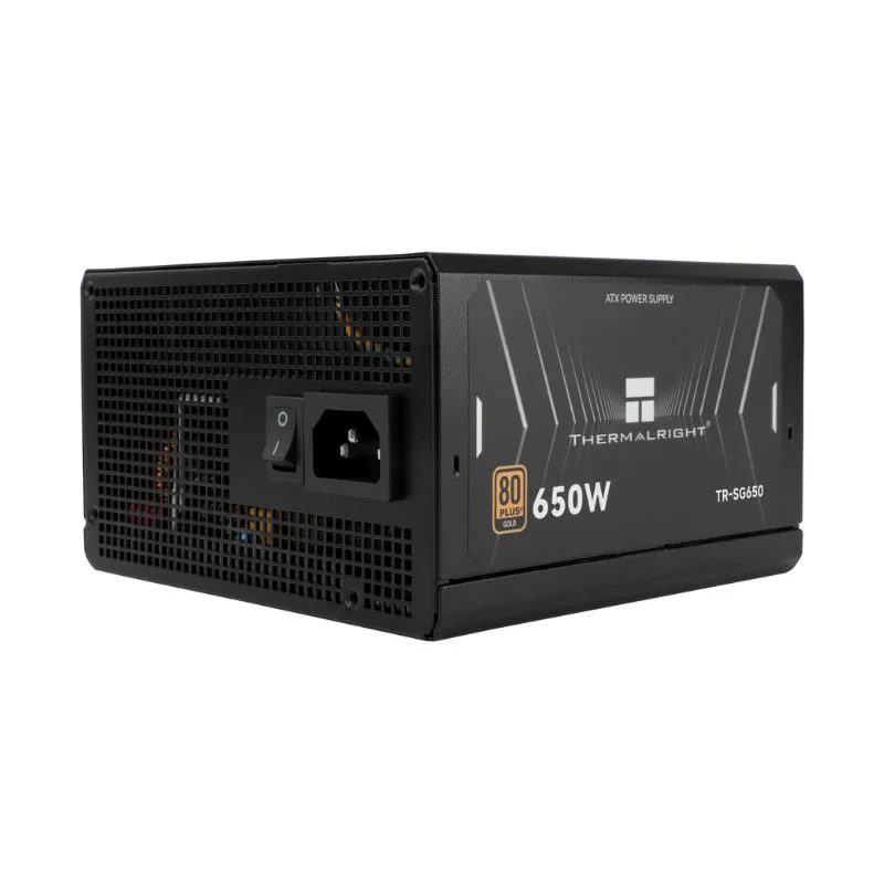 Power Supply Thermalright SG-650 650W 80+ ATX 3.1 Gold Full-Modular Power Supply - Black view 4