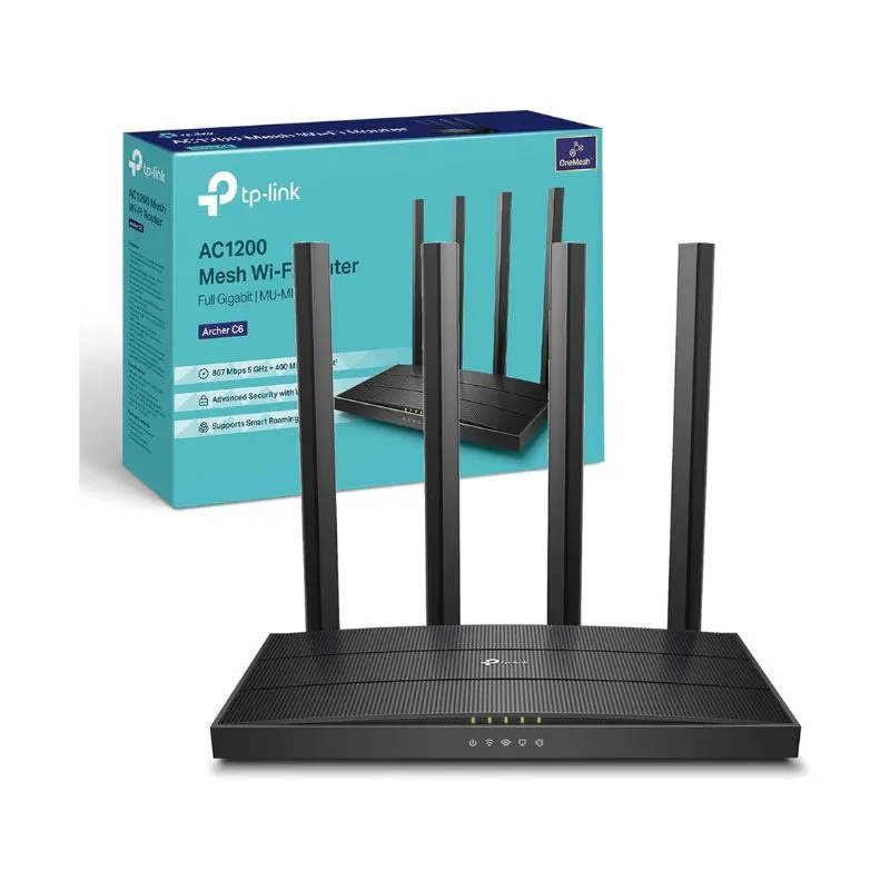 Network Device TP-Link Archer C64 Wireless MU-MIMO Dual Band Wi-Fi Router - Black