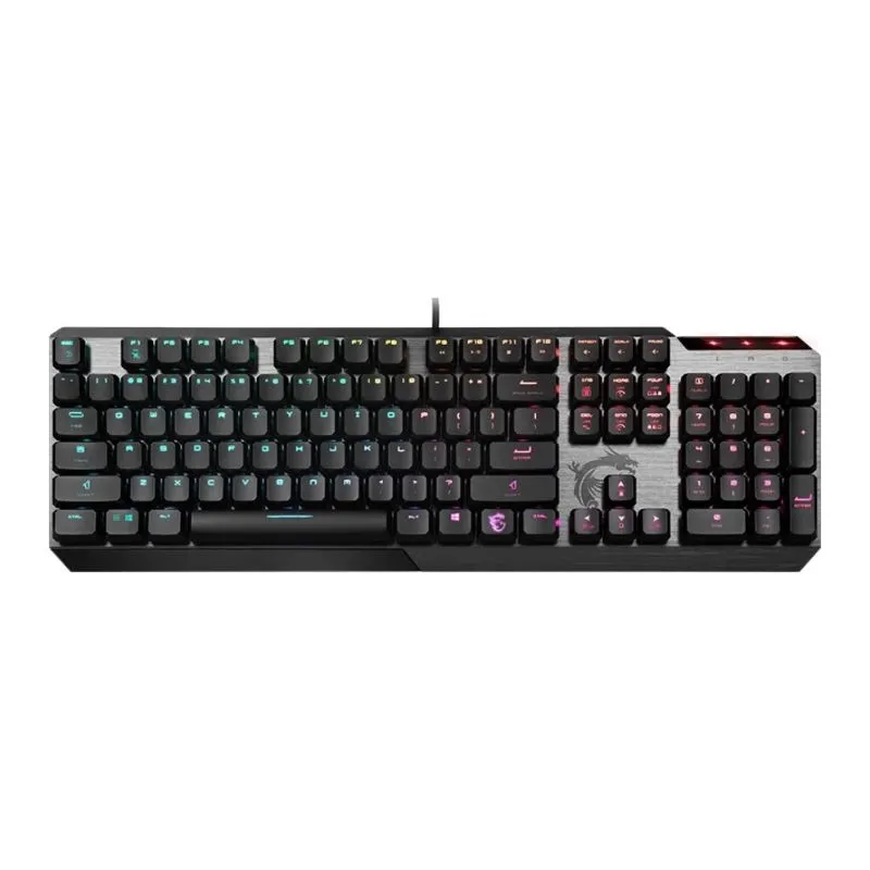 Keyboard MSI Vigor GK50 Mechanical RGB Gaming English-Arabic - Black alternate