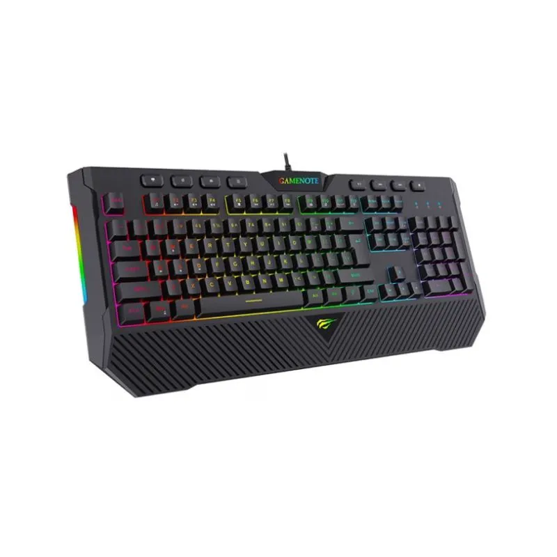 Keyboard HAVIT HV-KB486 Semi Mechanical Gaming, RGB Backlights - Black