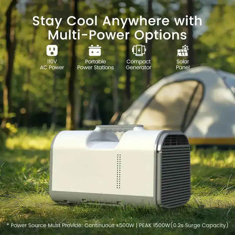 UPS GeTX Portable 12V Solar AC Air Conditioner alternate