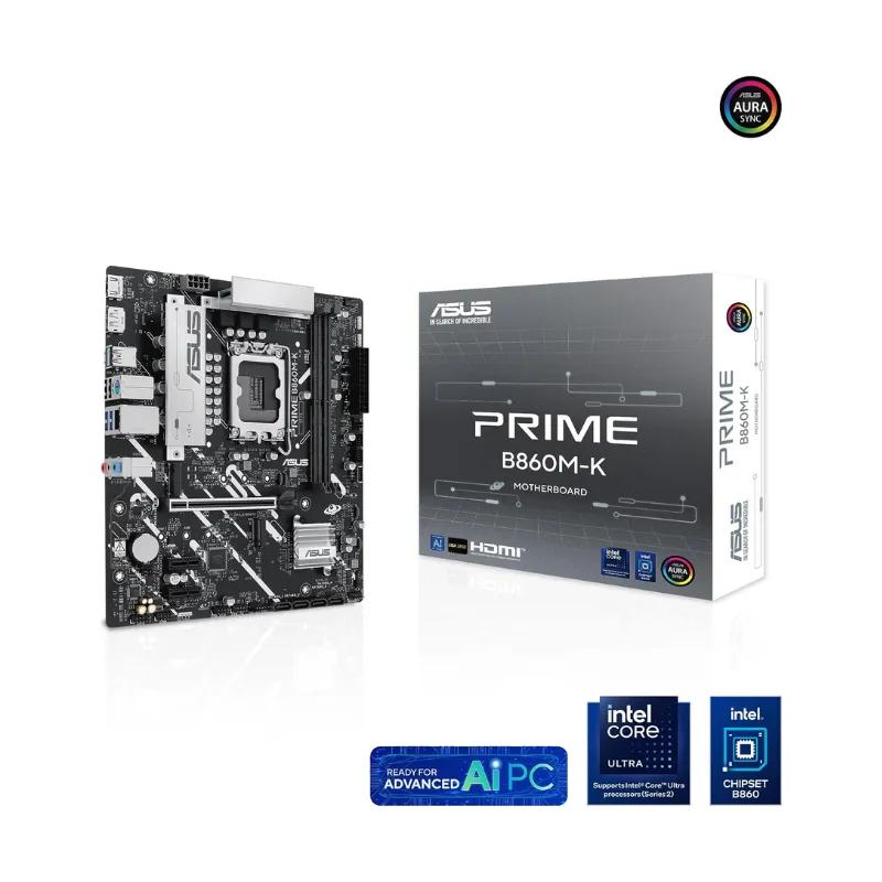 Motherboard ASUS PRIME B860M-K Motherboard view 4