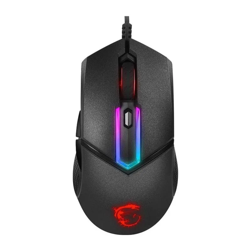 Mouse MSI Clutch GM30 Wired, RGB Gaming Mouse - Black view 2