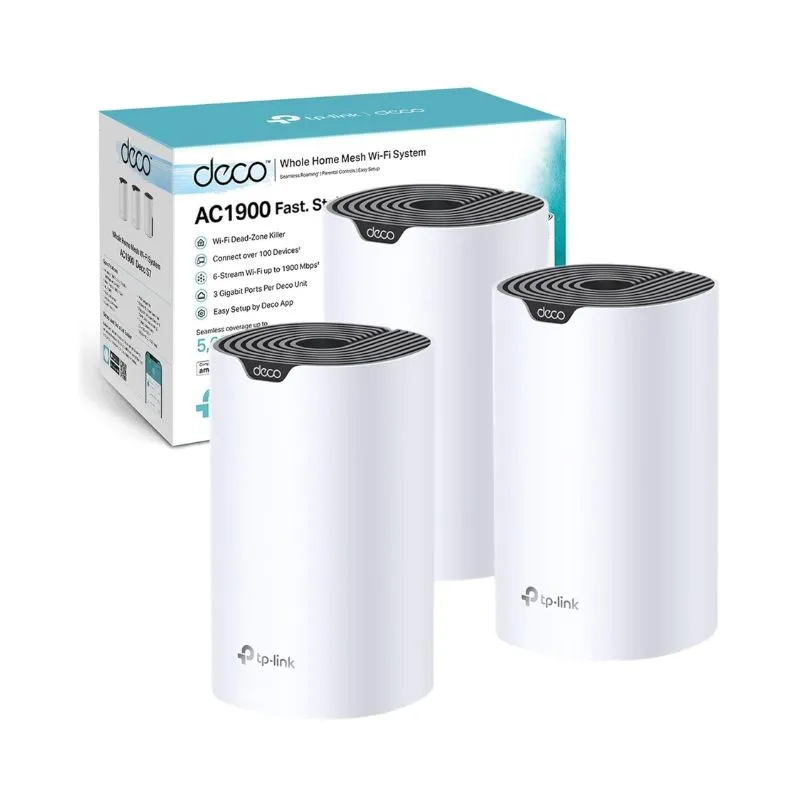 Network Device TP-Link Deco S7 Wi-Fi 6 Router System 3-Pack - White