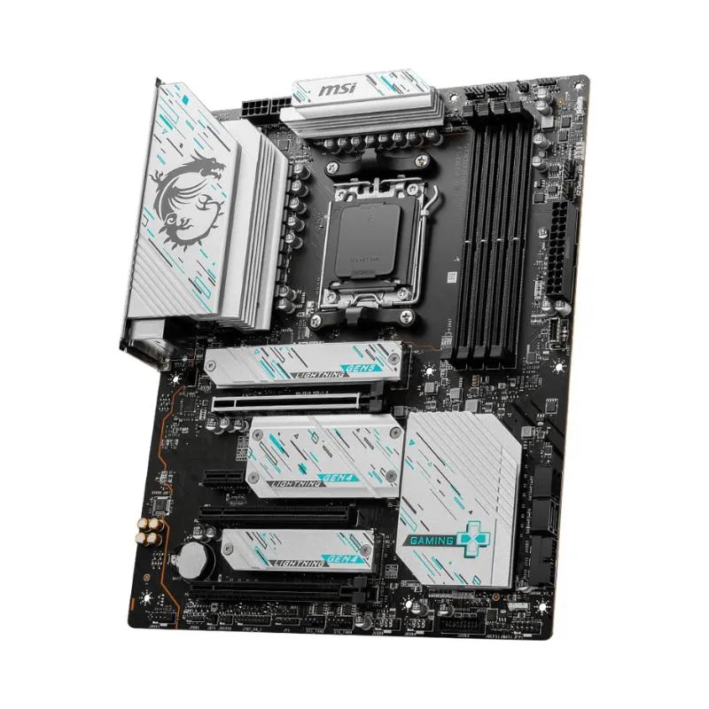 Motherboard MSI X670E GAMING PLUS WIFI AM5 DDR5 view 2