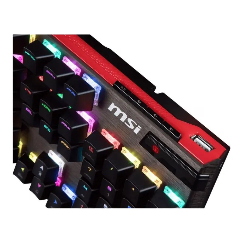 Keyboard MSI VIGOR GK80 RGB Mechanical Gaming Keyboard - Black view 4