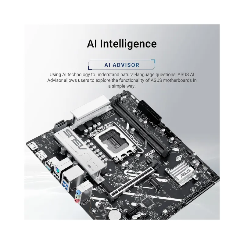 Motherboard ASUS PRIME B860M-K Motherboard view 2
