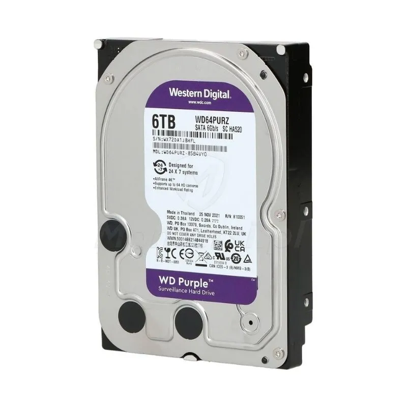 Webcam WD Purple 6TB Surveillance Hard Drive alternate