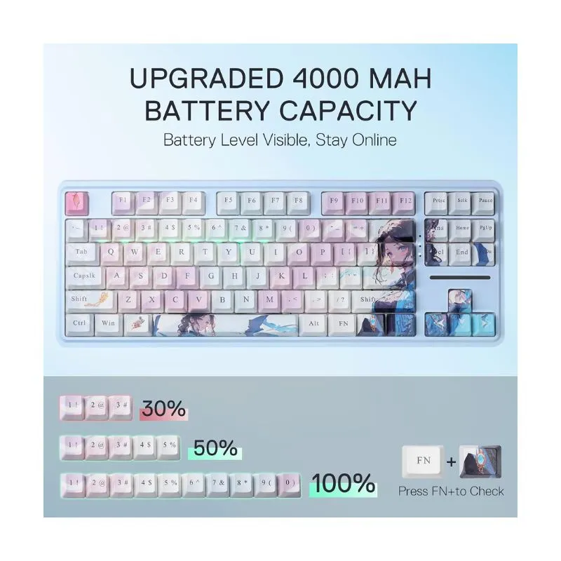 Keyboard Redragon ANTONIUM PRO K728AK Wireless Gaming view 4