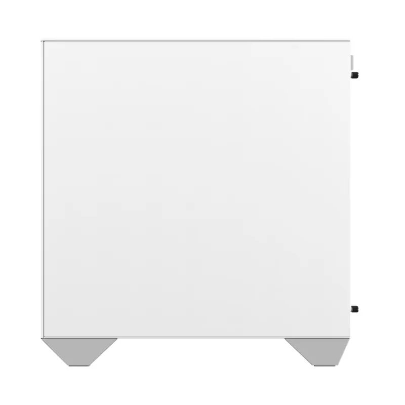 Desktop DarkFlash DY470 ATX Gaming PC Case With (4x Pre-installed ARGB fans) - White view 5