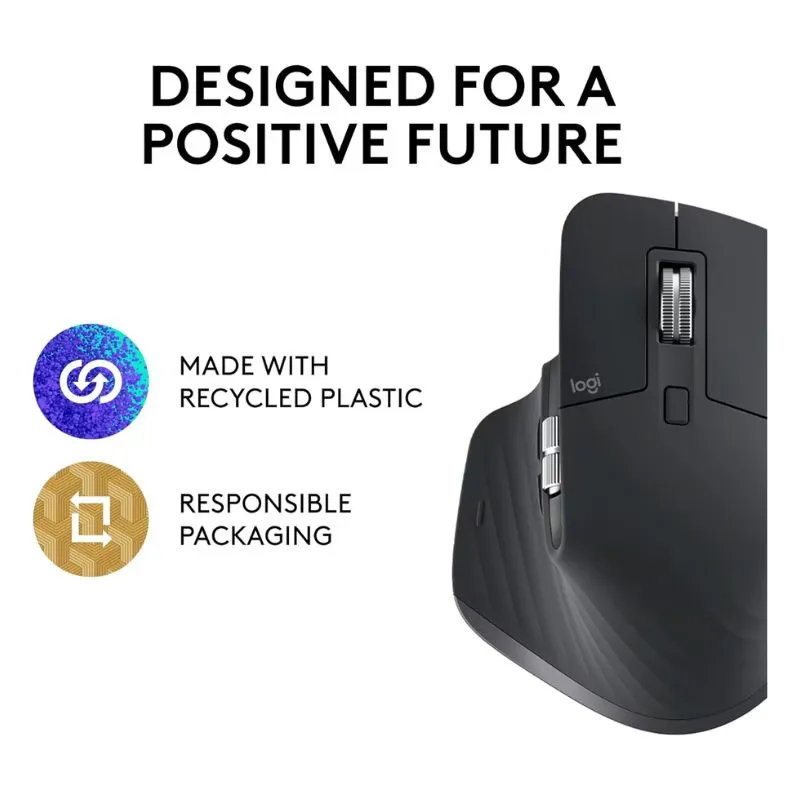 Mouse Logitech MX Master 3S Wireless Gaming Mouse - Black alternate
