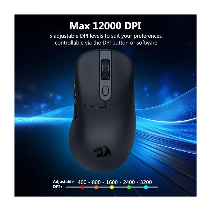 Mouse Redragon JABNS M818 Tri-Mode Wireless Gaming view 3