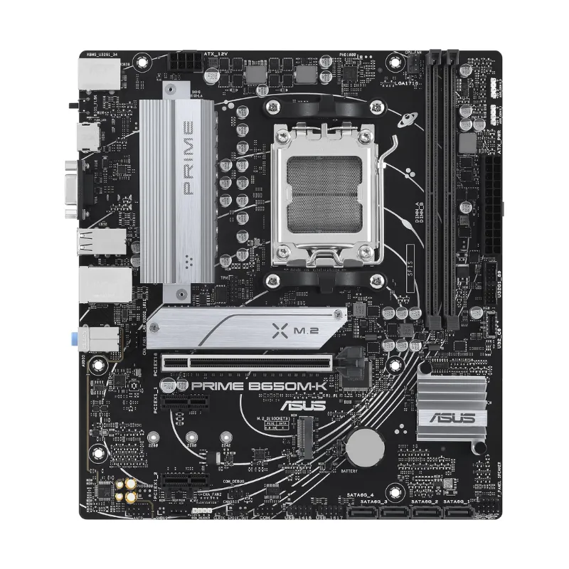 Motherboard ASUS PRIME B650M-K Motherboard view 2