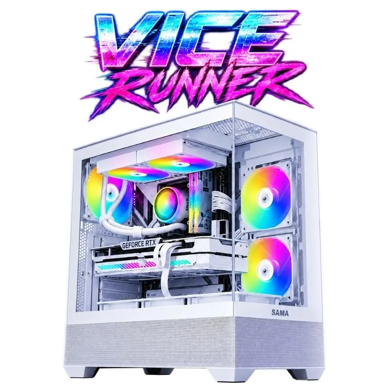 Desktop Vice Runner Gaming PC - Intel Core Ultra 5 225F, MSI SHADOW RTX 5060 Ti 8GB, ANACOMDA 32GB (16X2) DDR5 6000Hz BLACK, AGI AI818 1TB NVMe Gen4