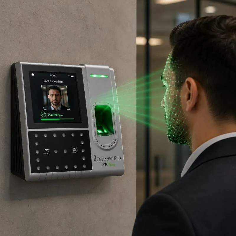 Network Device ZKTeco iFace950 Multi-Biometric Time Attendance and Access Control Terminal alternate