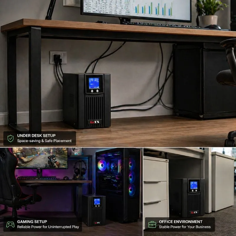UPS GeTX GXT-1000-CO 1000VA/800W Online alternate