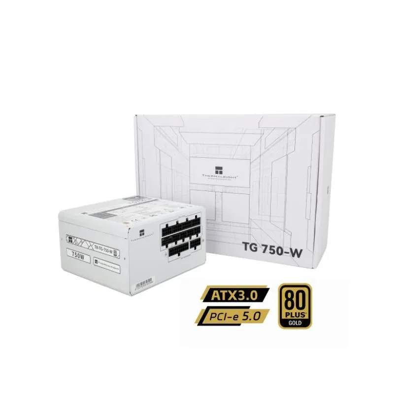 Power Supply Thermalright TR-TG750-W 750W 80+ Gold Modular Power Supply - White